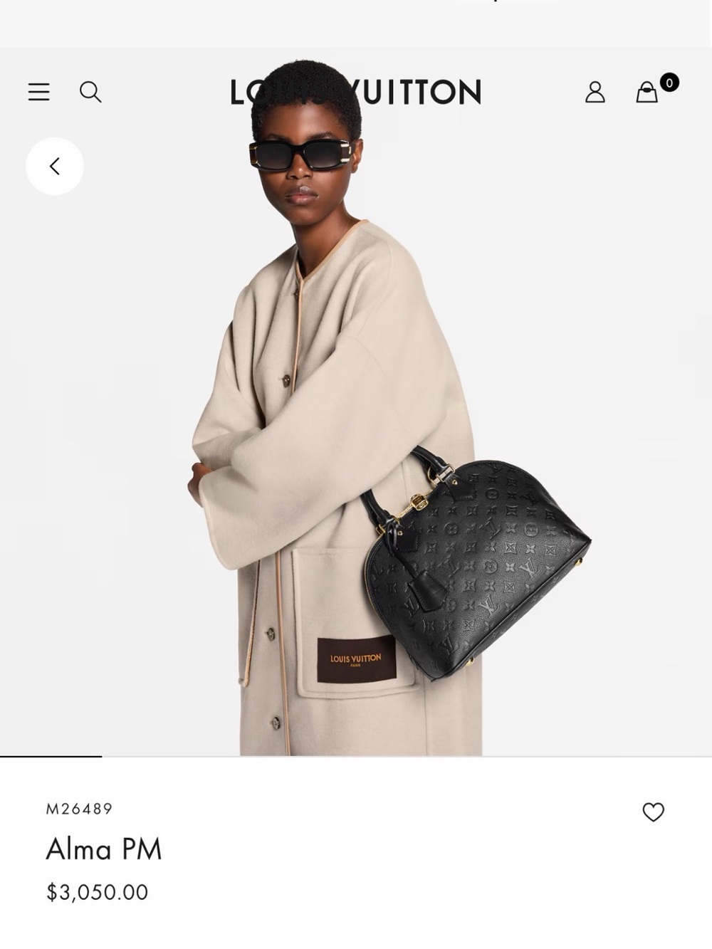 Louis Vuitton Iconic Alma PM ultra soft edition brand new with receipt